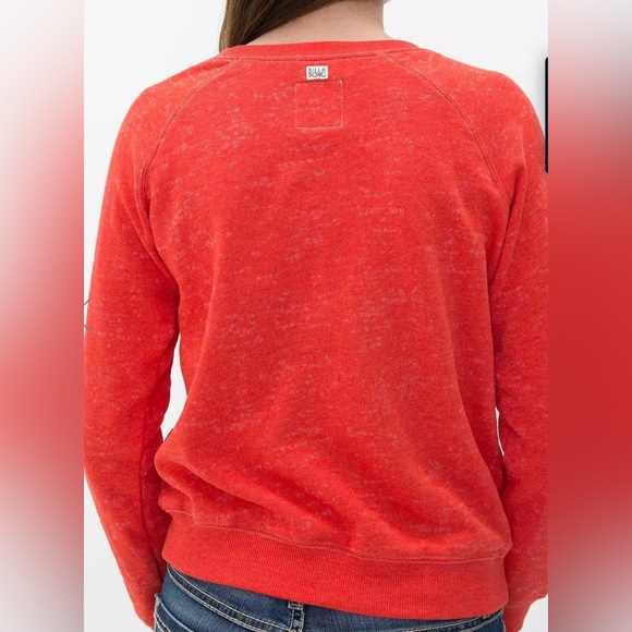 BILLABONG Rebel Gypsy Cow Skull Graphic Vintage Inspired Sweatshirt Size M - Picture 2 of 10